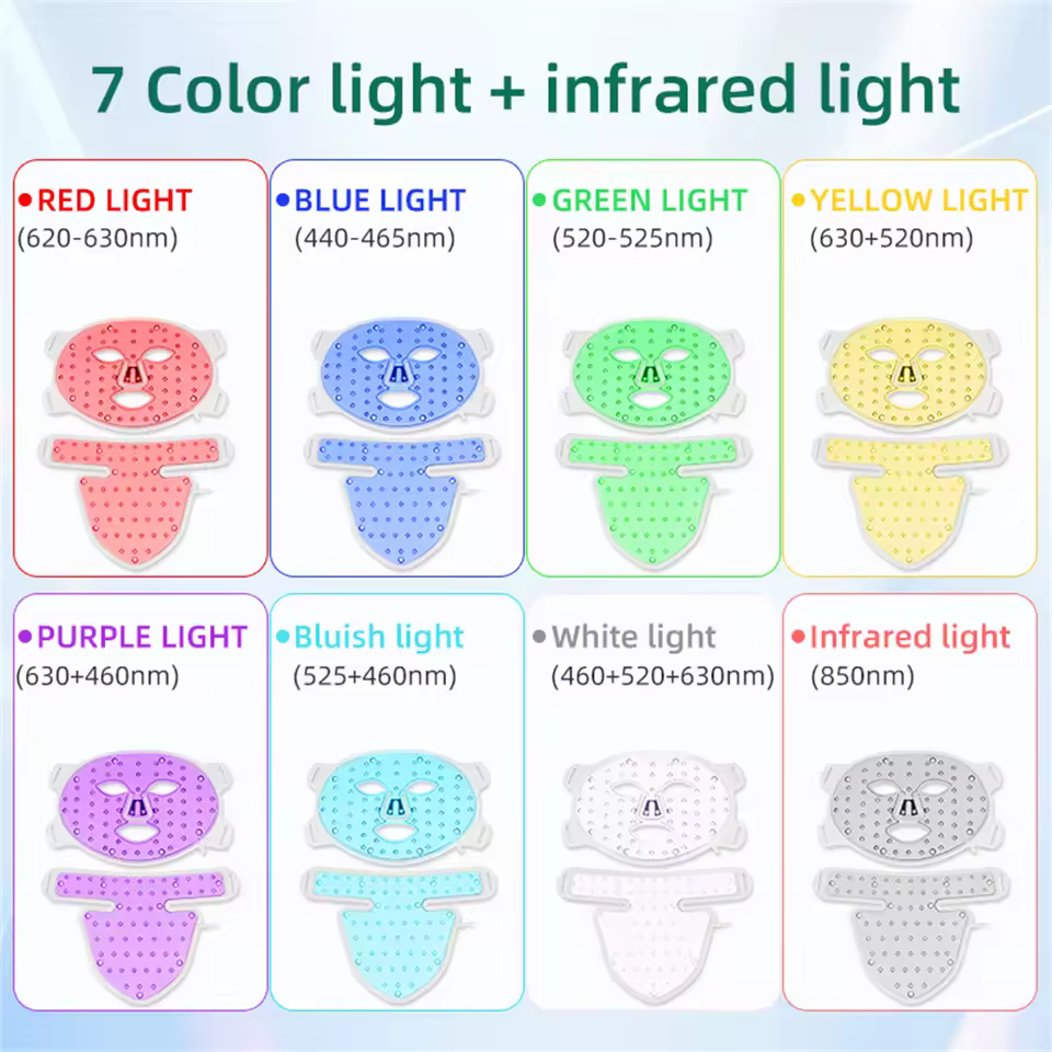 8-Color Light Therapy Mask